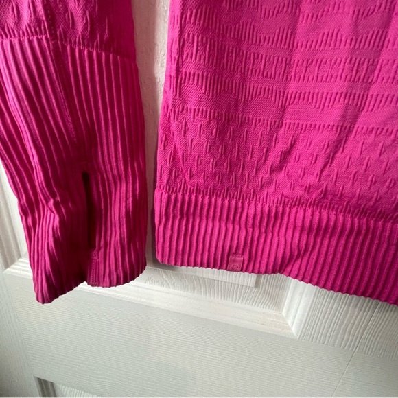Lululemon restless long sleeve pink size 4 top - Picture 5 of 6